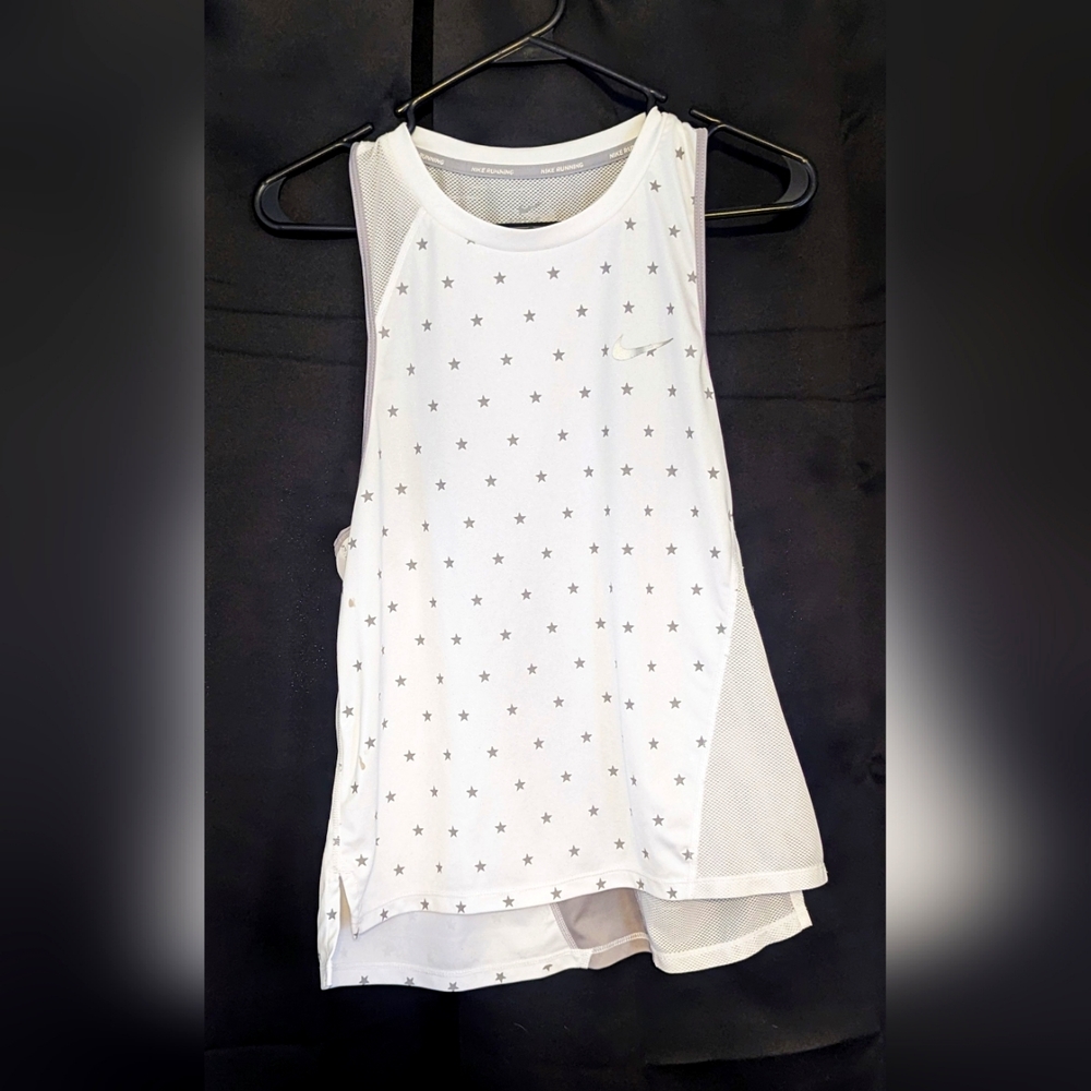 White Nike Dri-fit tank
